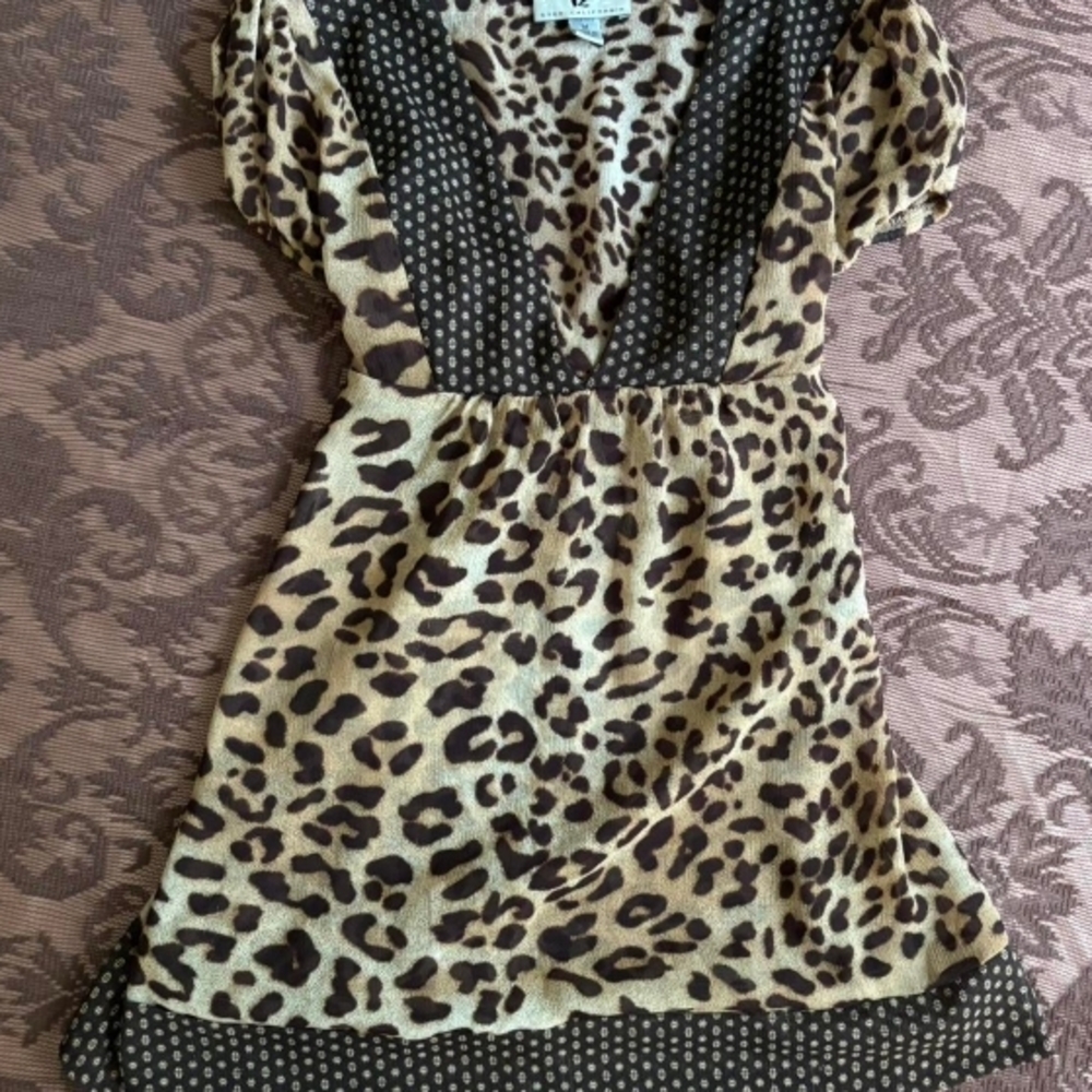 Byer California Animal Print Dress